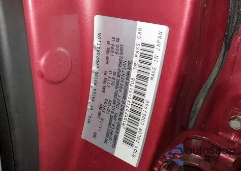 2019 Mazda Cx-3 Grand Touring z USA, uszkodzony, nr VIN JM1DKFD71K1431708